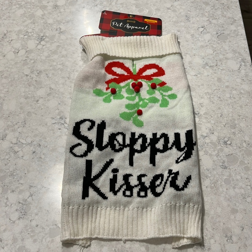 Size large dog sweater